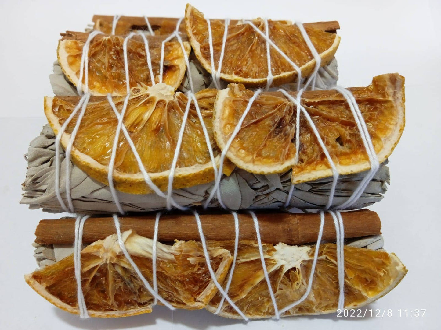 Orange Slices and Cinnamon with White Sage Bundle