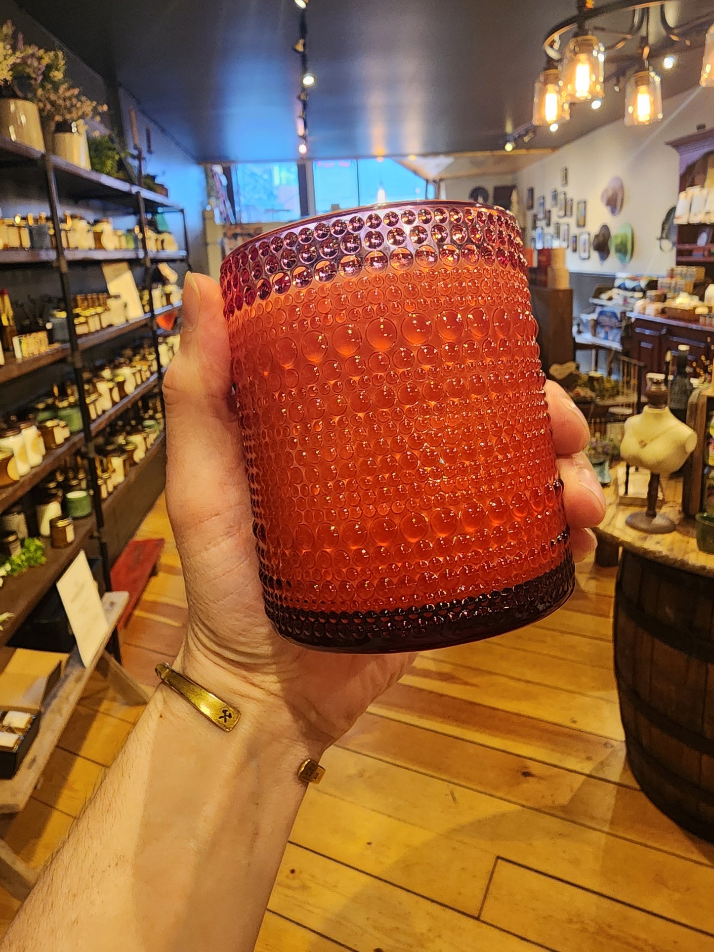 Vintage Beaded Jar | 12oz